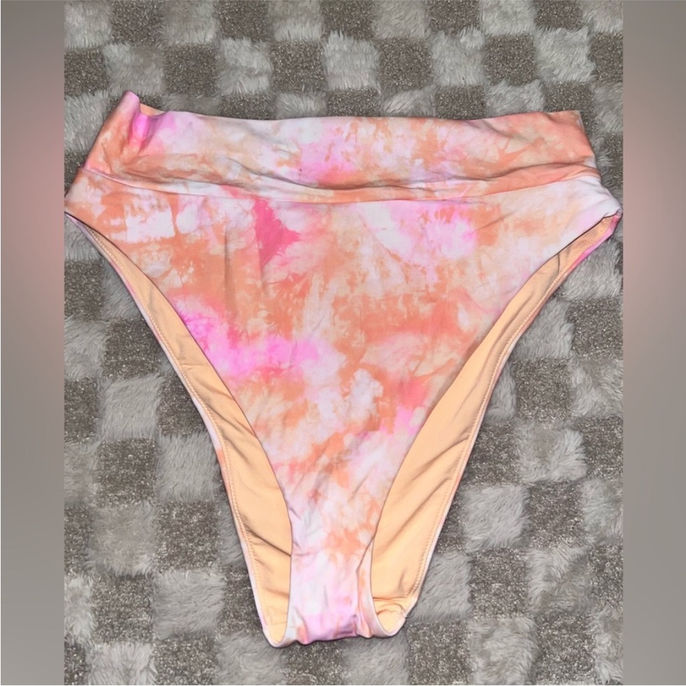 Aerie‎ swim Tie-Dye High-Waisted Bikini Bottom size XL